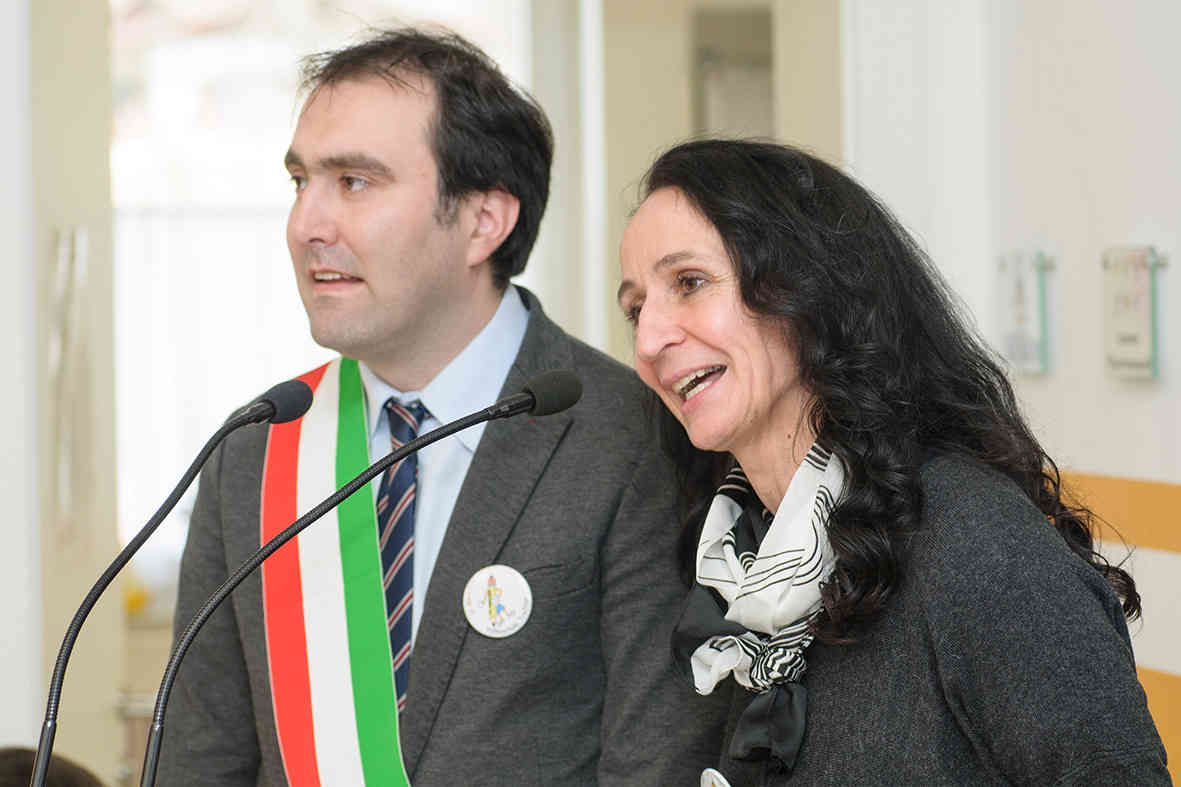 Eröffnung der Volksschule Treffen